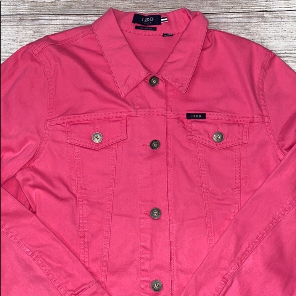 Customized Izod Jean Jacket - Picture 2 of 7